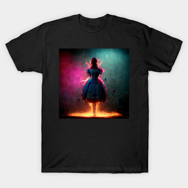 Alice in Wonderland T-Shirt by DarkAgeArt